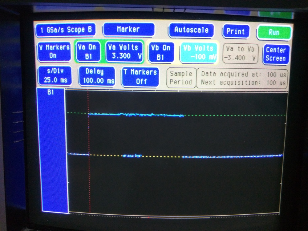 ESP8266 GPIO D4 analog behaviour